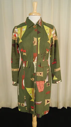 90s does 1960s Tiki MCM Coat