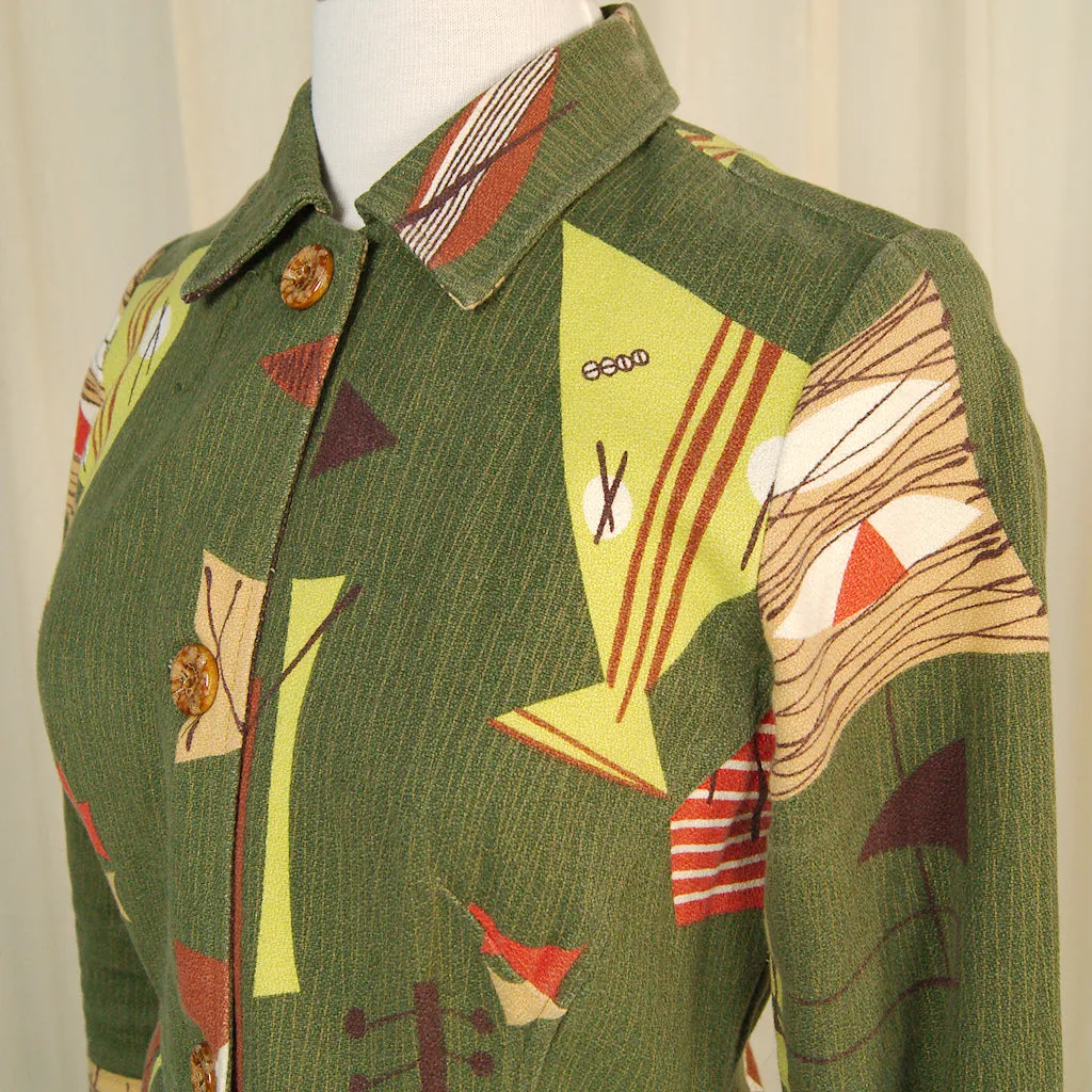 90s does 1960s Tiki MCM Coat
