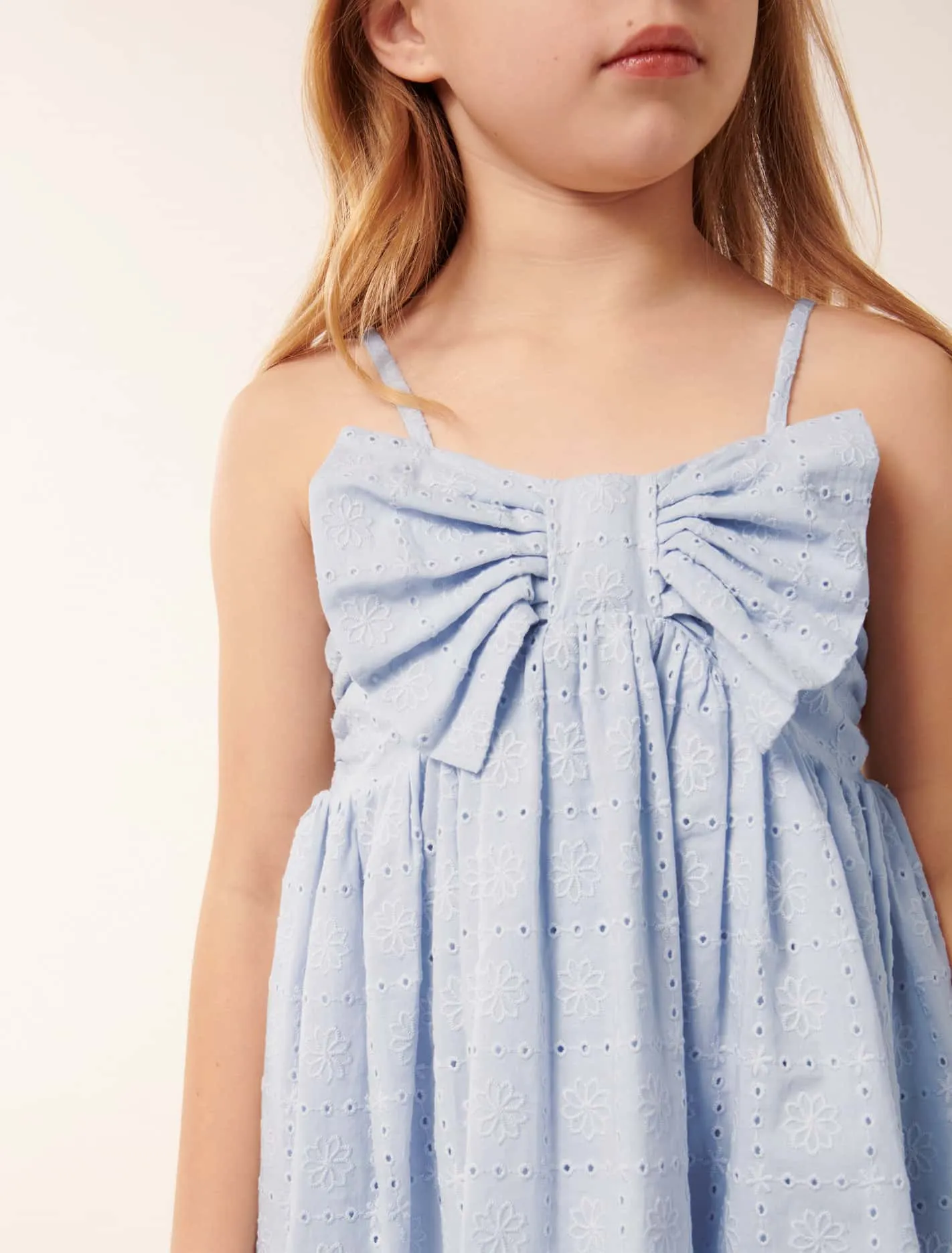 Adeline Bow Girls Dress