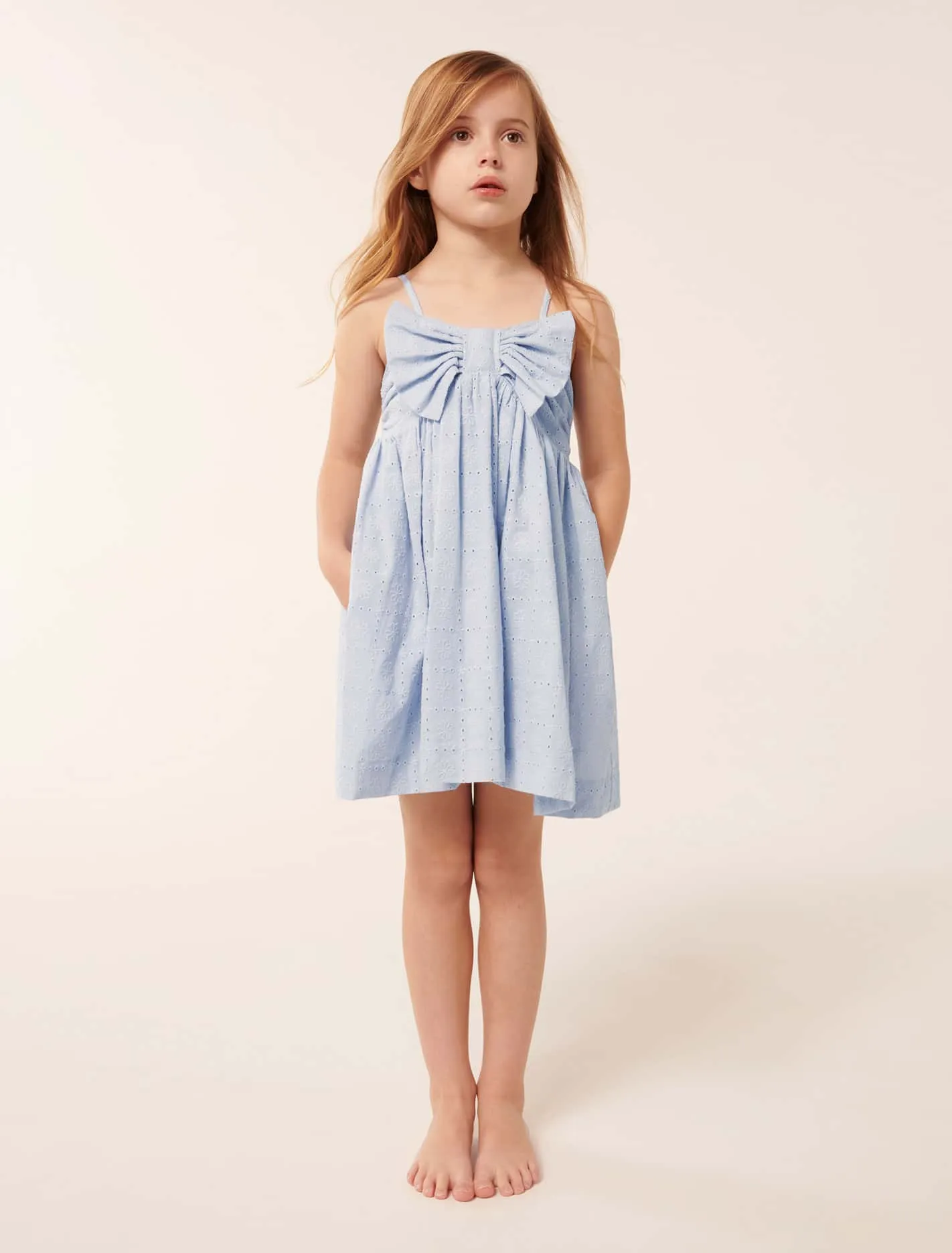 Adeline Bow Girls Dress