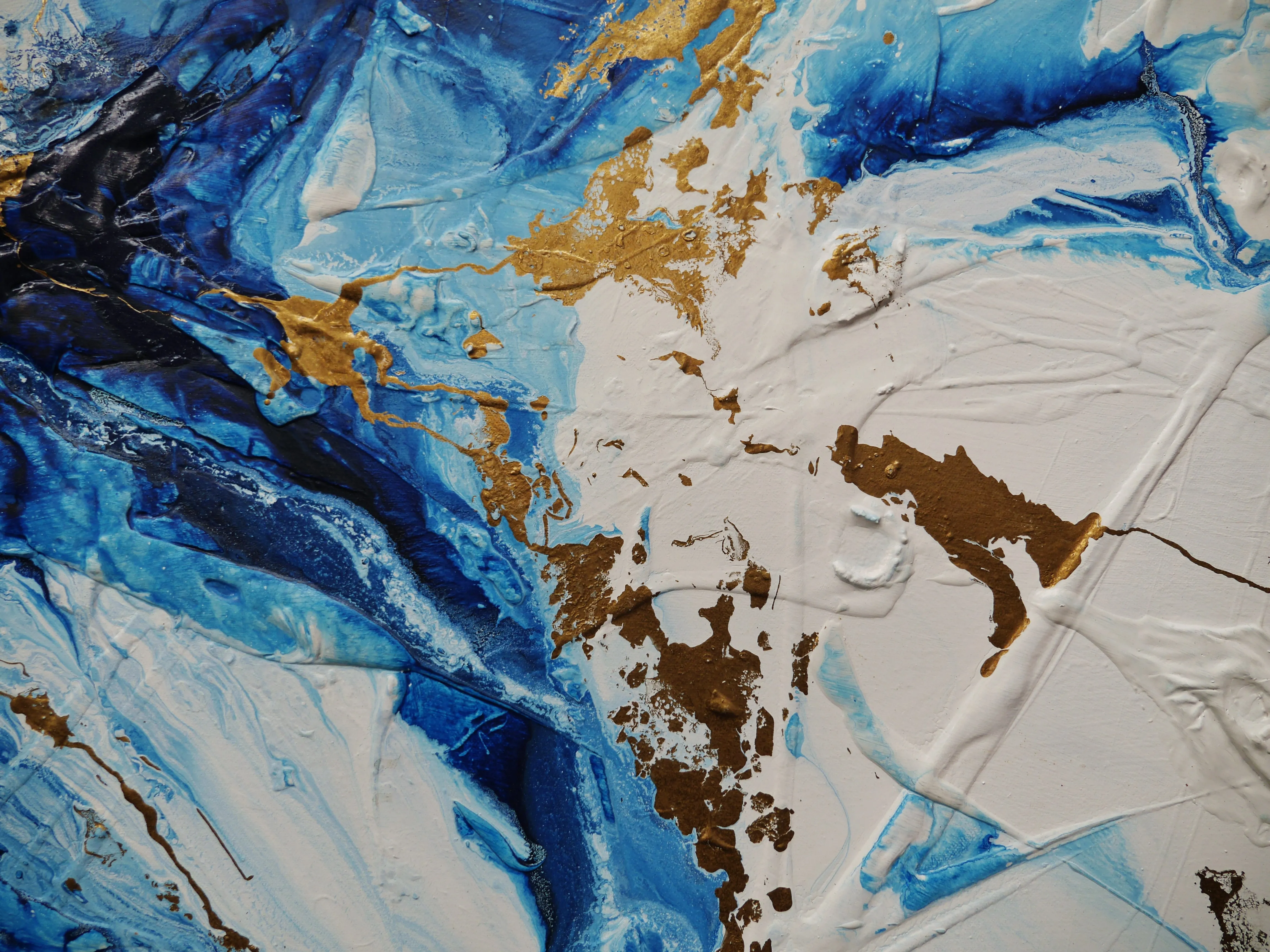 Admiral Sass 200cm x 80cm Textured Abstract Painting (SOLD)