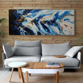 Admiral Sass 200cm x 80cm Textured Abstract Painting (SOLD)
