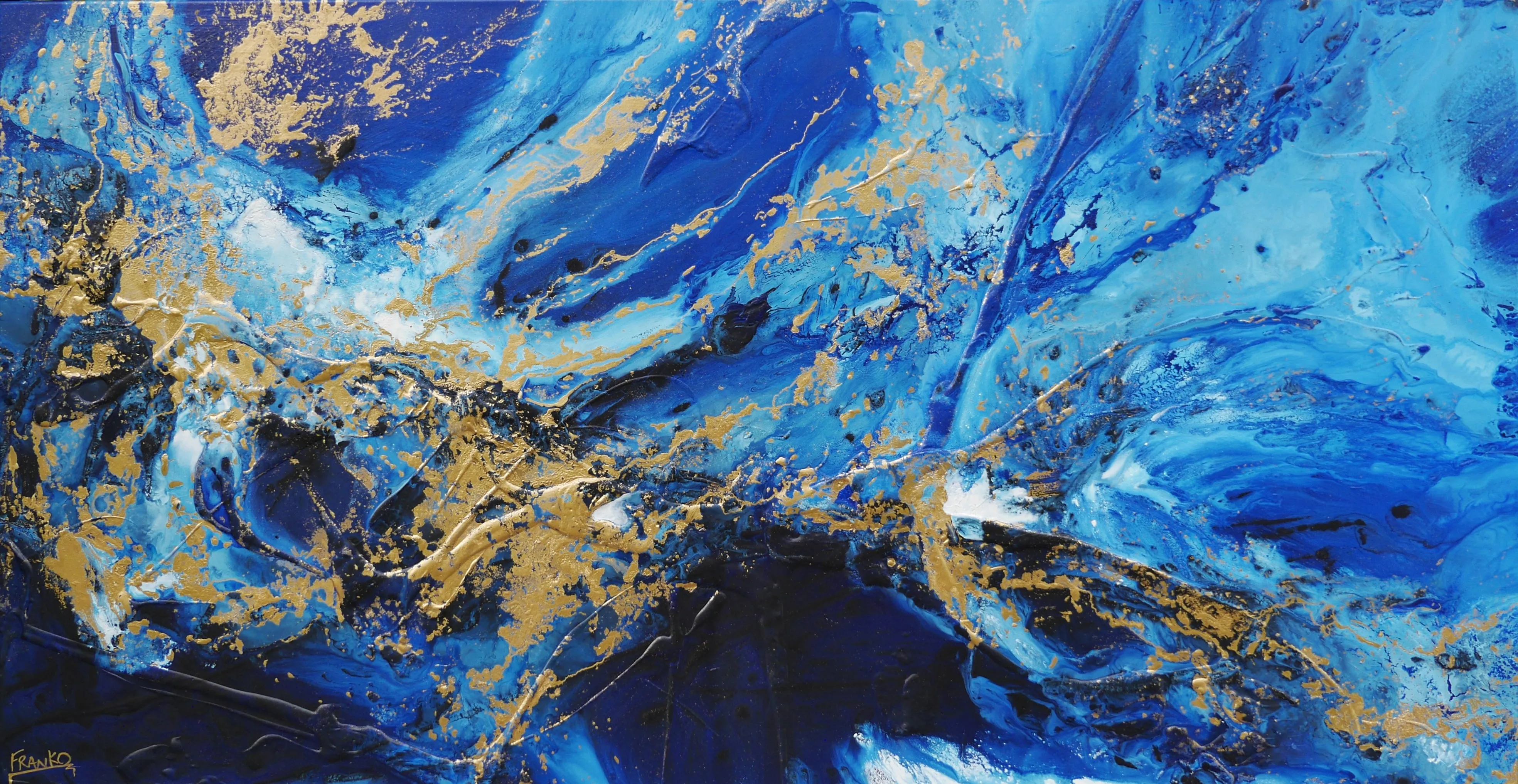 Admiral Torque 190cm x 100cm Textured Abstract Painting (SOLD)