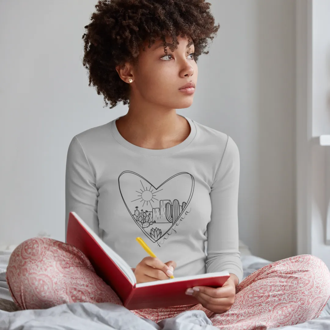 Arizona Sunset Love Long Sleeve T-Shirt