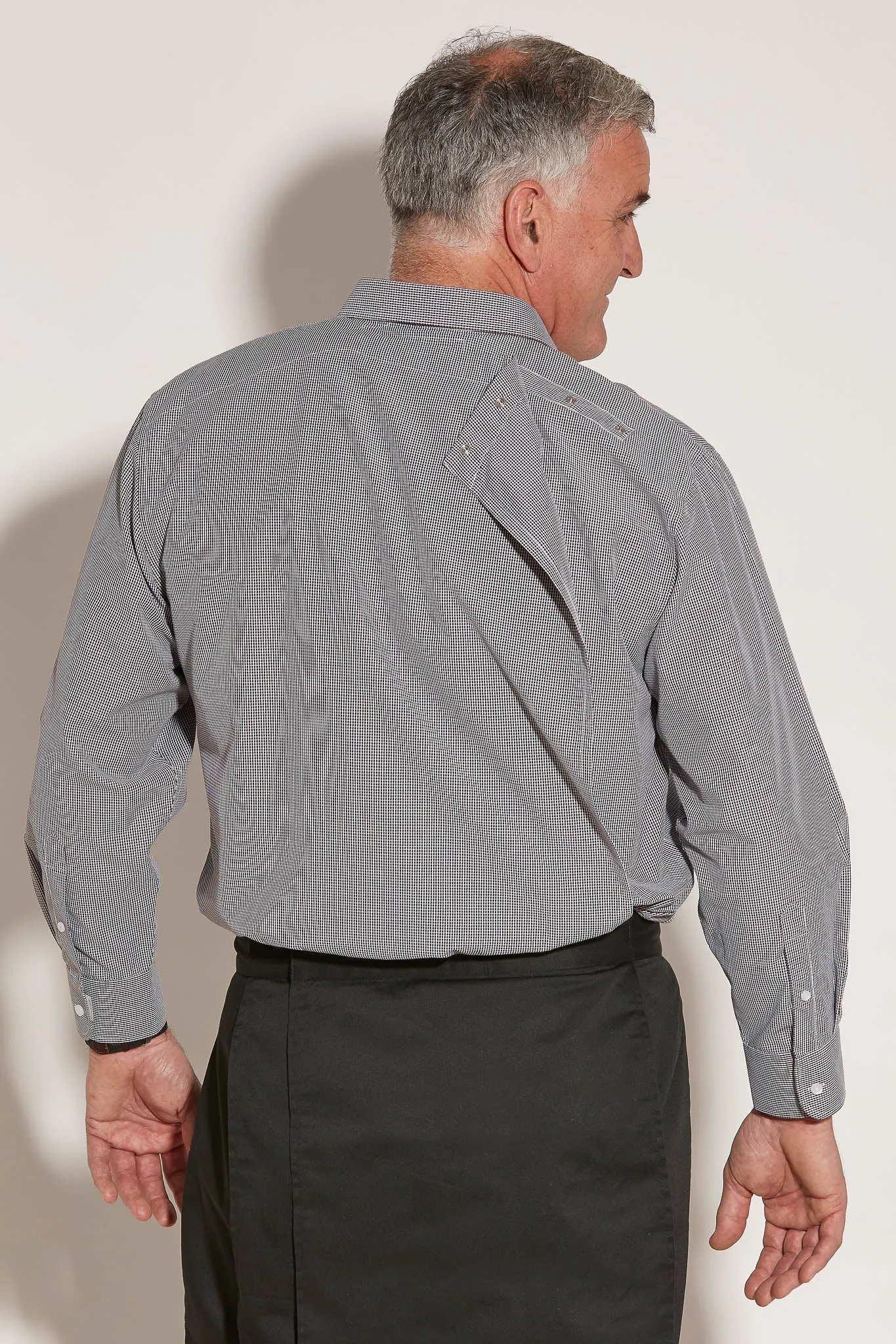 Assisted Dressing Dress Shirt for Senior Men