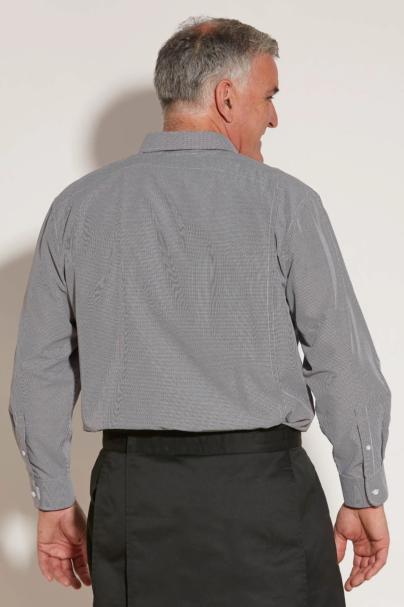 Assisted Dressing Dress Shirt for Senior Men