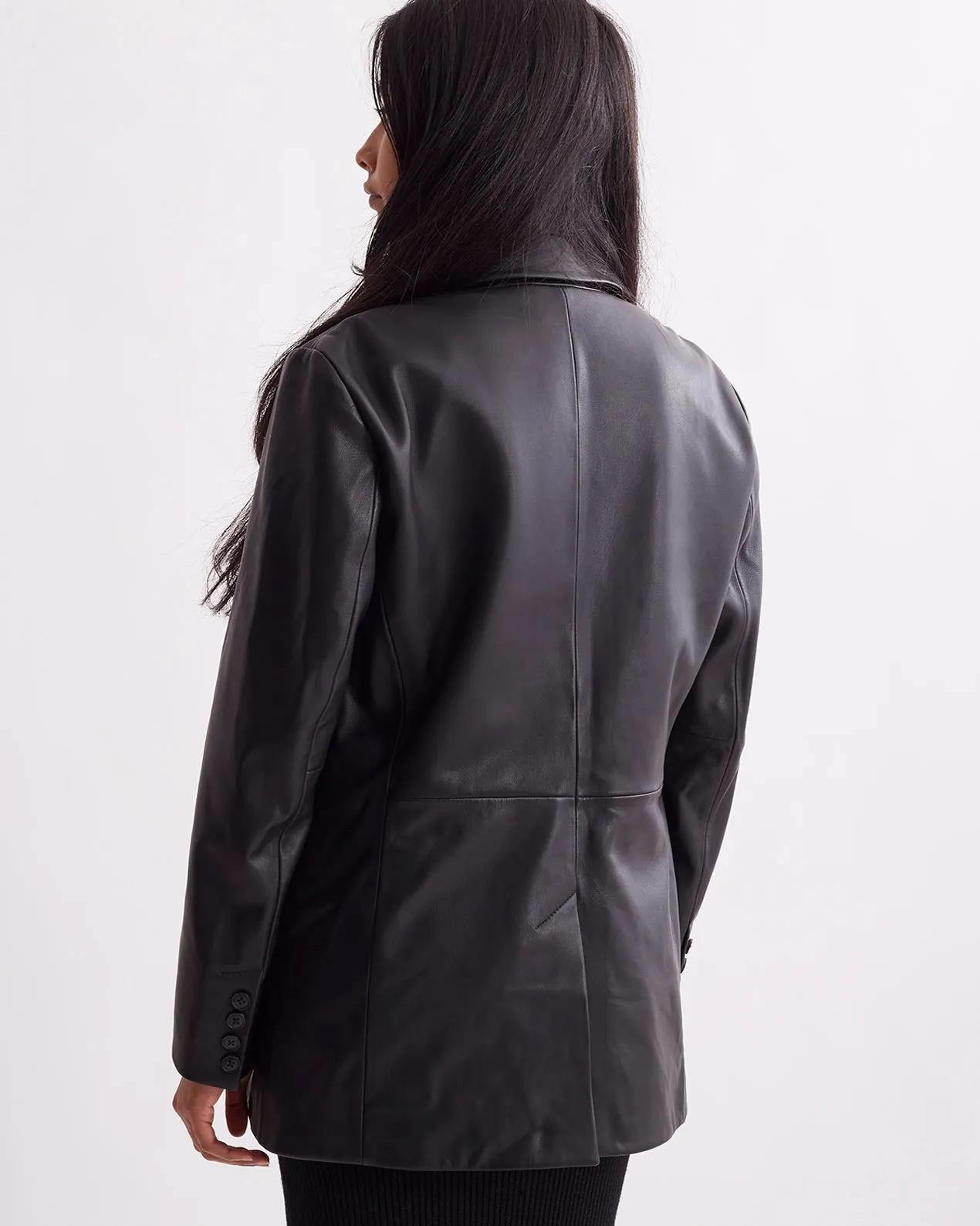 Baxter Leather Blazer