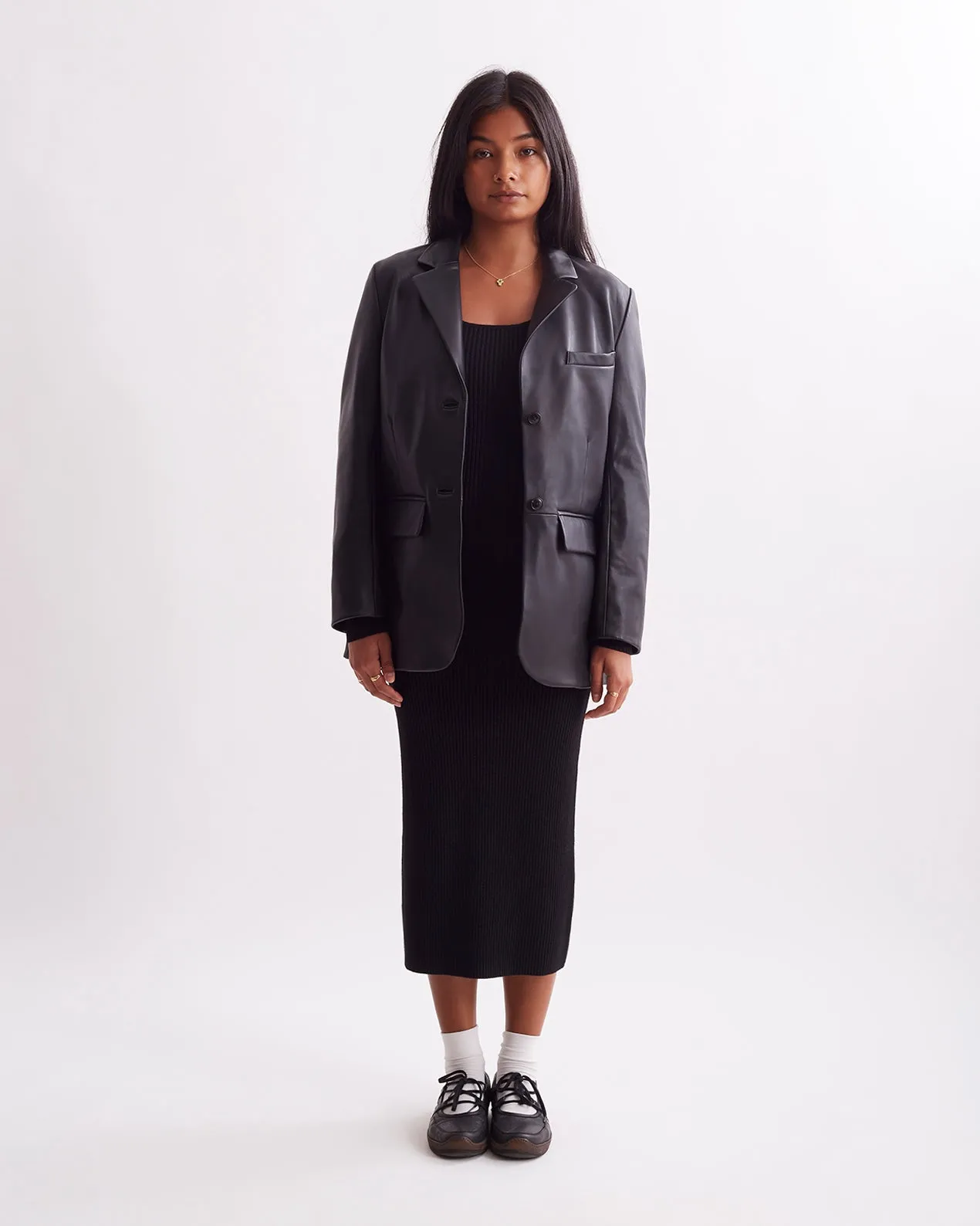 Baxter Leather Blazer