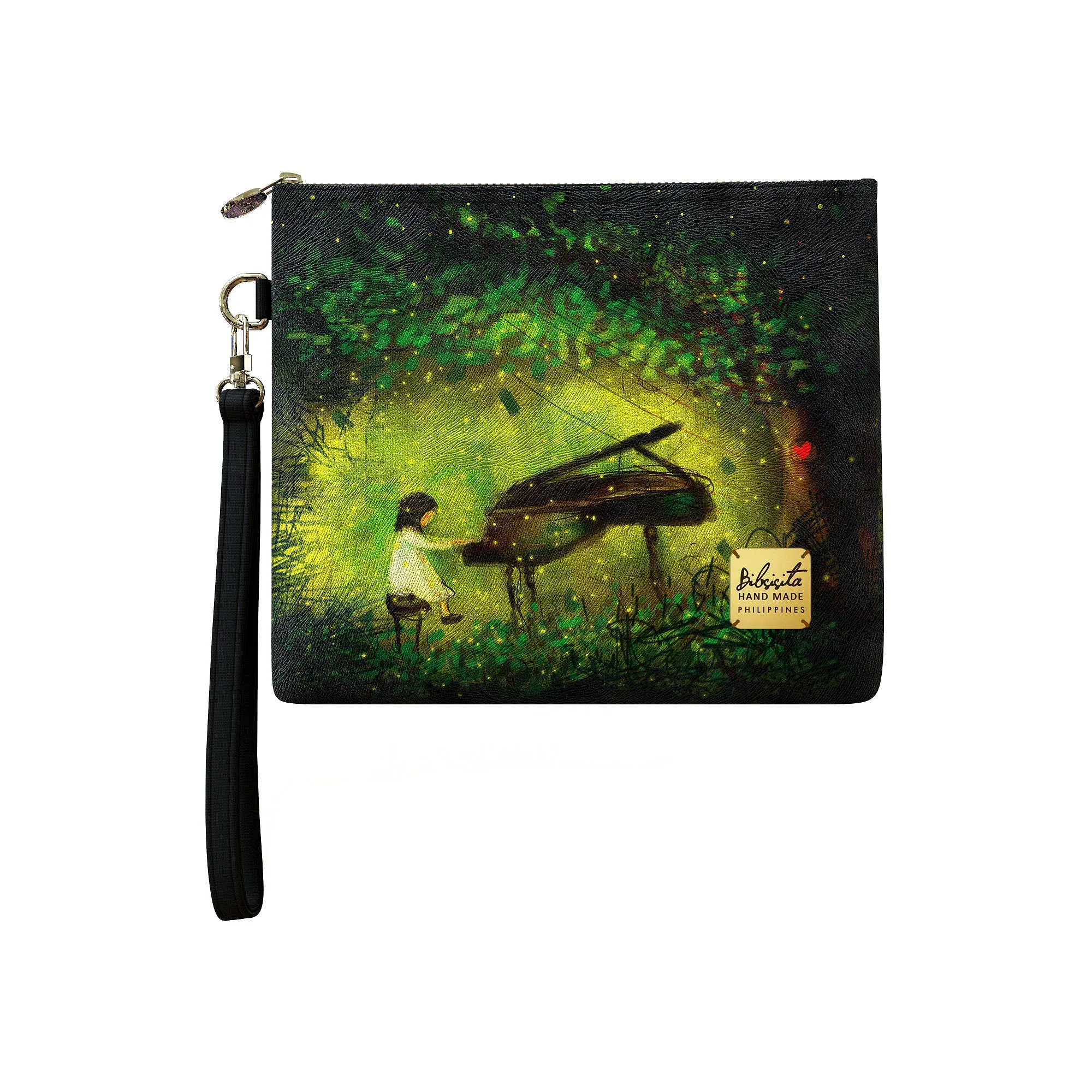 Bibsisita Wristlet - Magical Piano