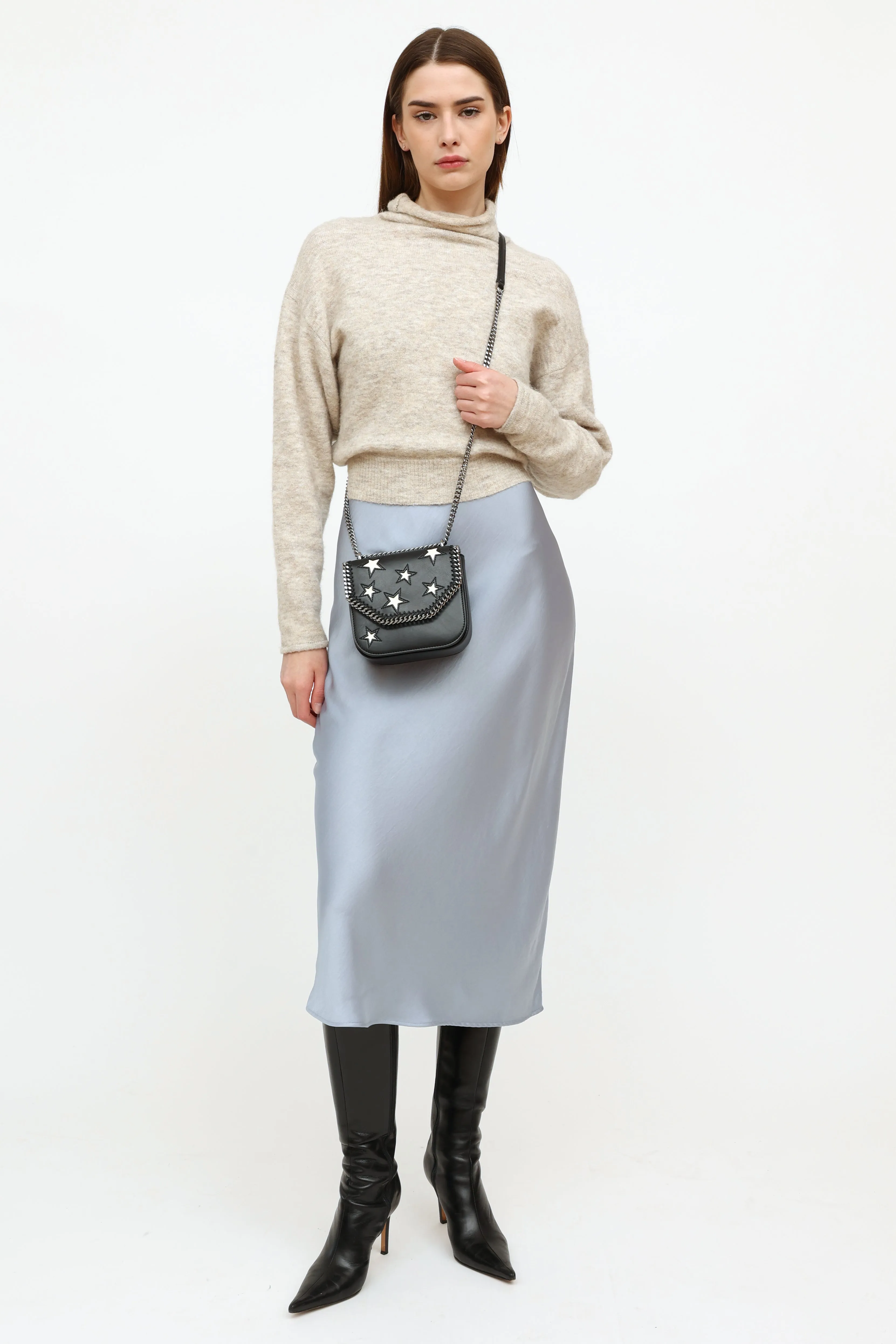 Black Falabella Star Box Bag