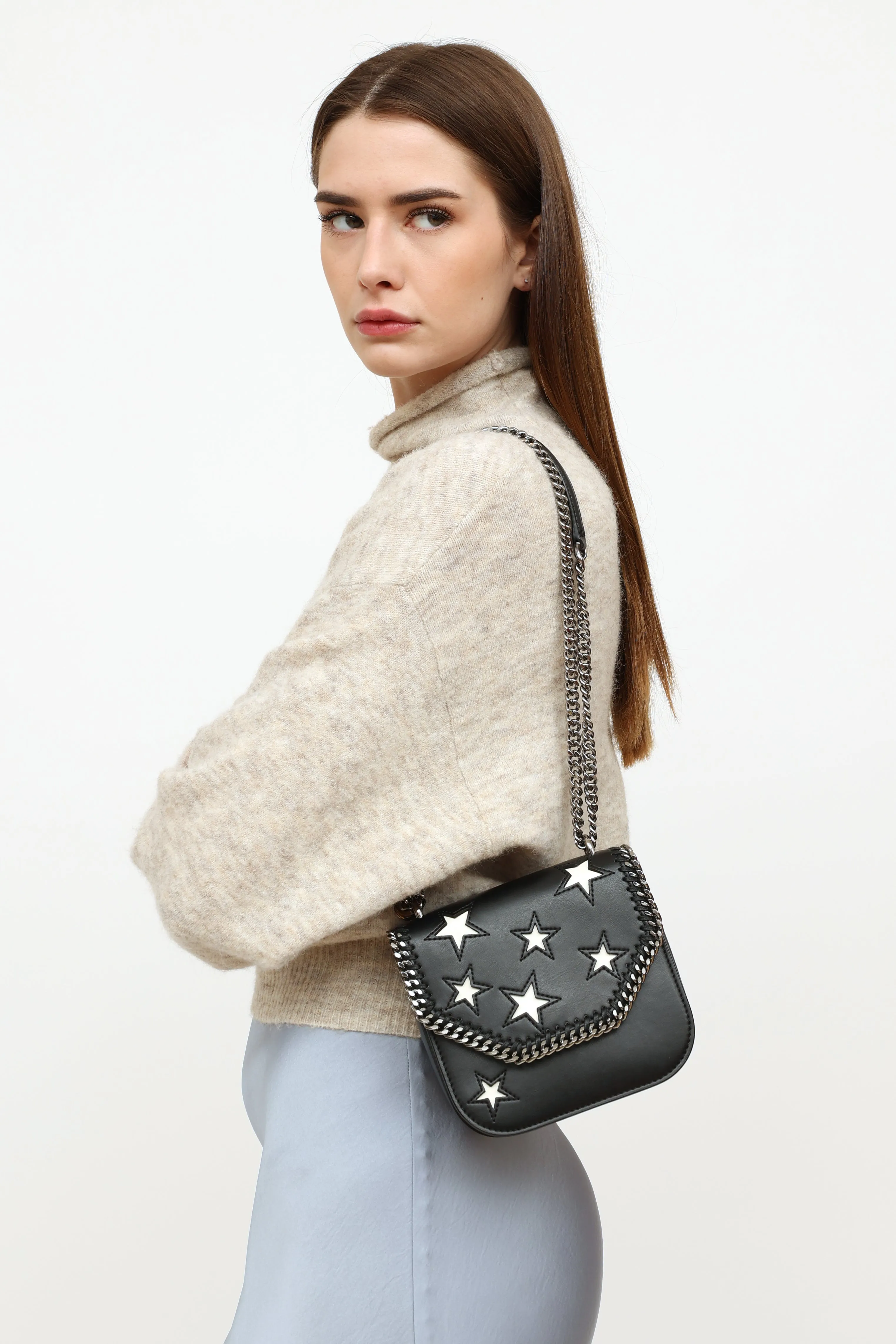 Black Falabella Star Box Bag