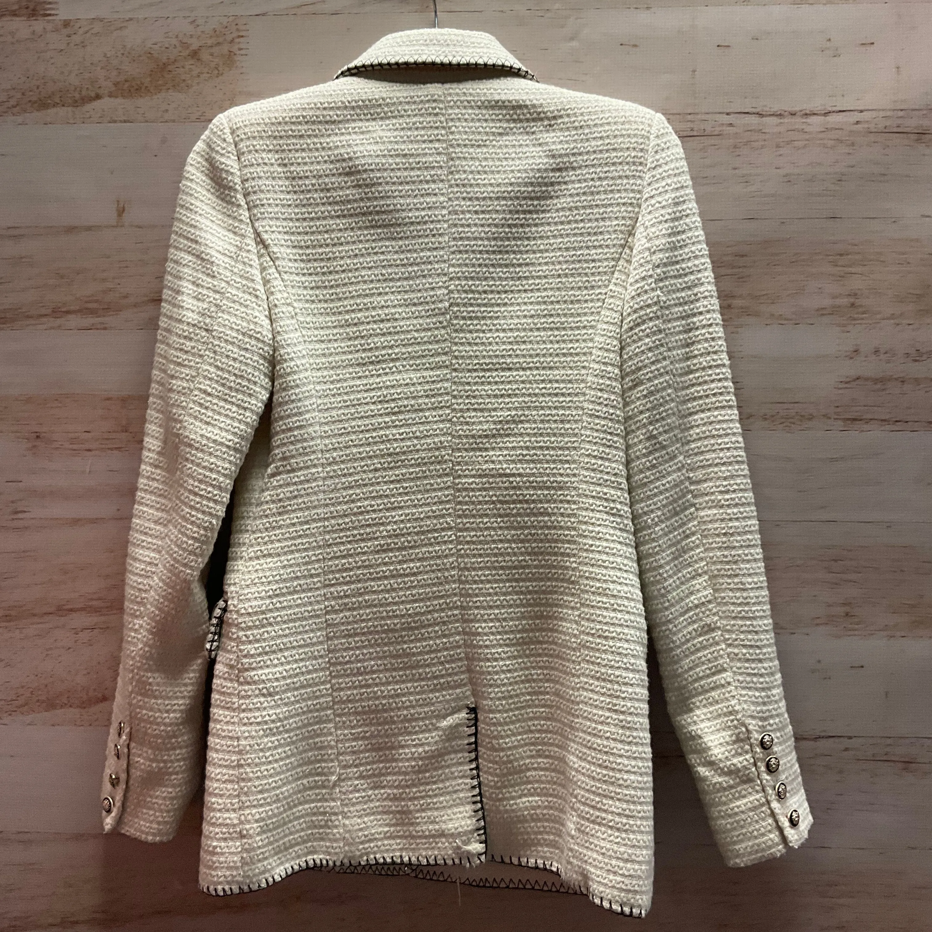 Blazer By 7 For All Mankind In Ivory, Size: Xs