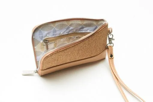Cameron Cork Wristlet - Light Floral