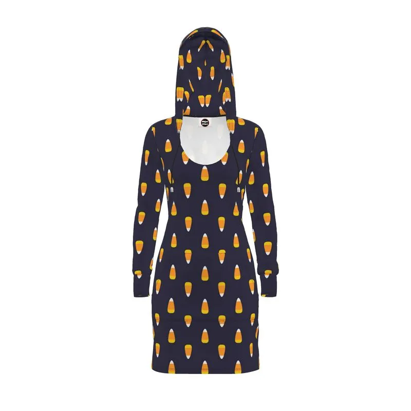 Candy Corn Hoodie Dress