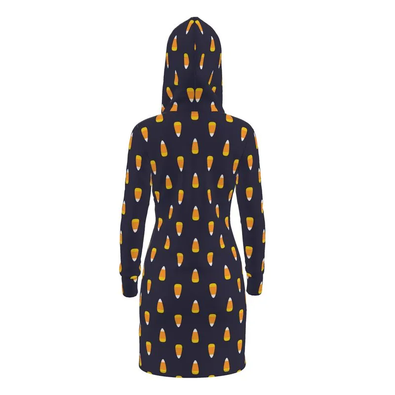 Candy Corn Hoodie Dress