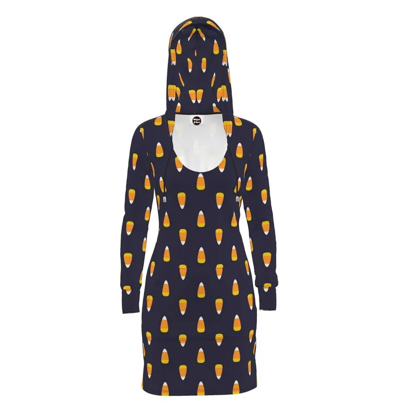 Candy Corn Hoodie Dress