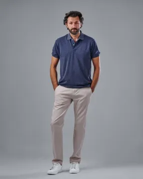 Classic Fit Polo Shirt  - NAVY