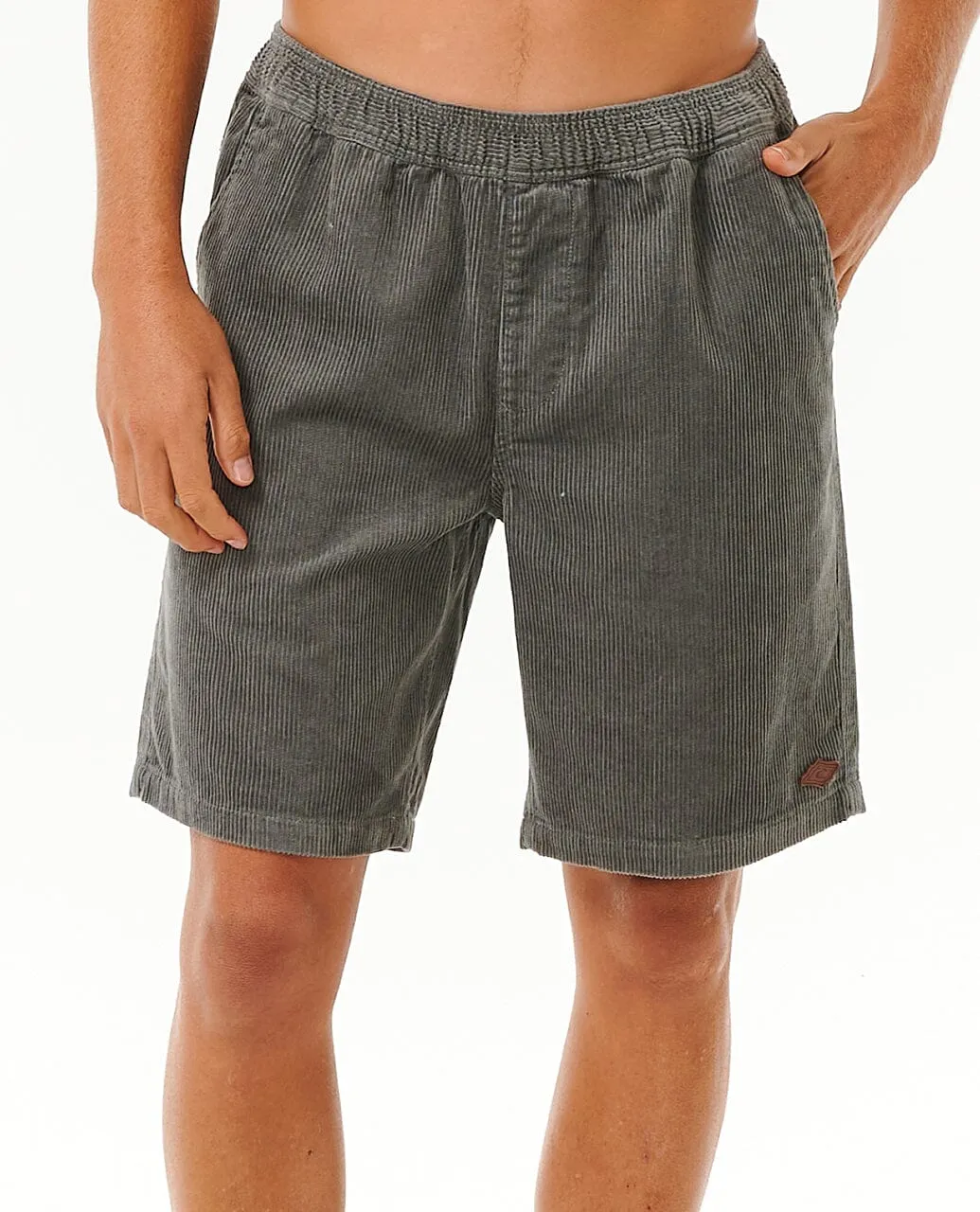 Classic Surf Cord Volley - Charcoal Grey