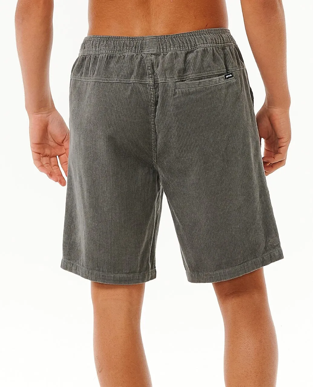 Classic Surf Cord Volley - Charcoal Grey