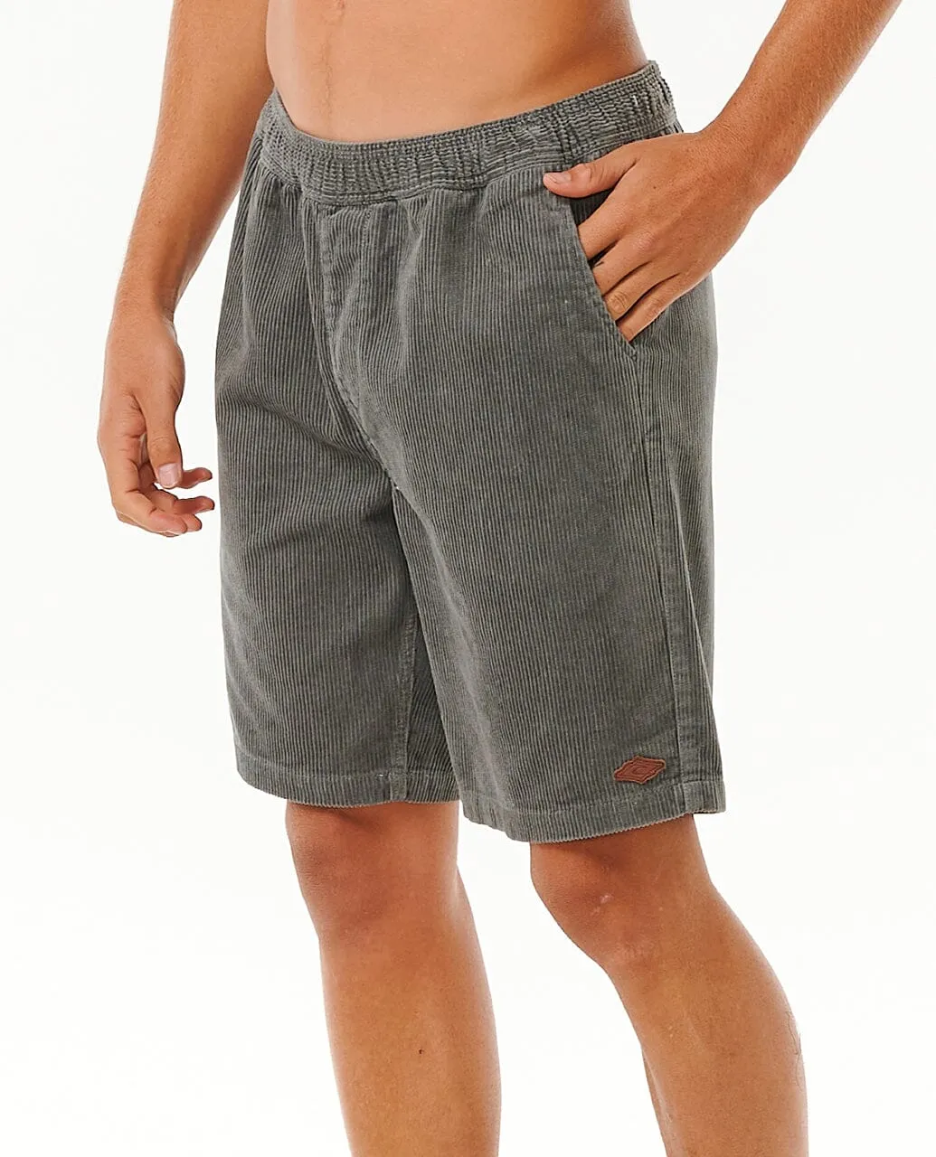 Classic Surf Cord Volley - Charcoal Grey