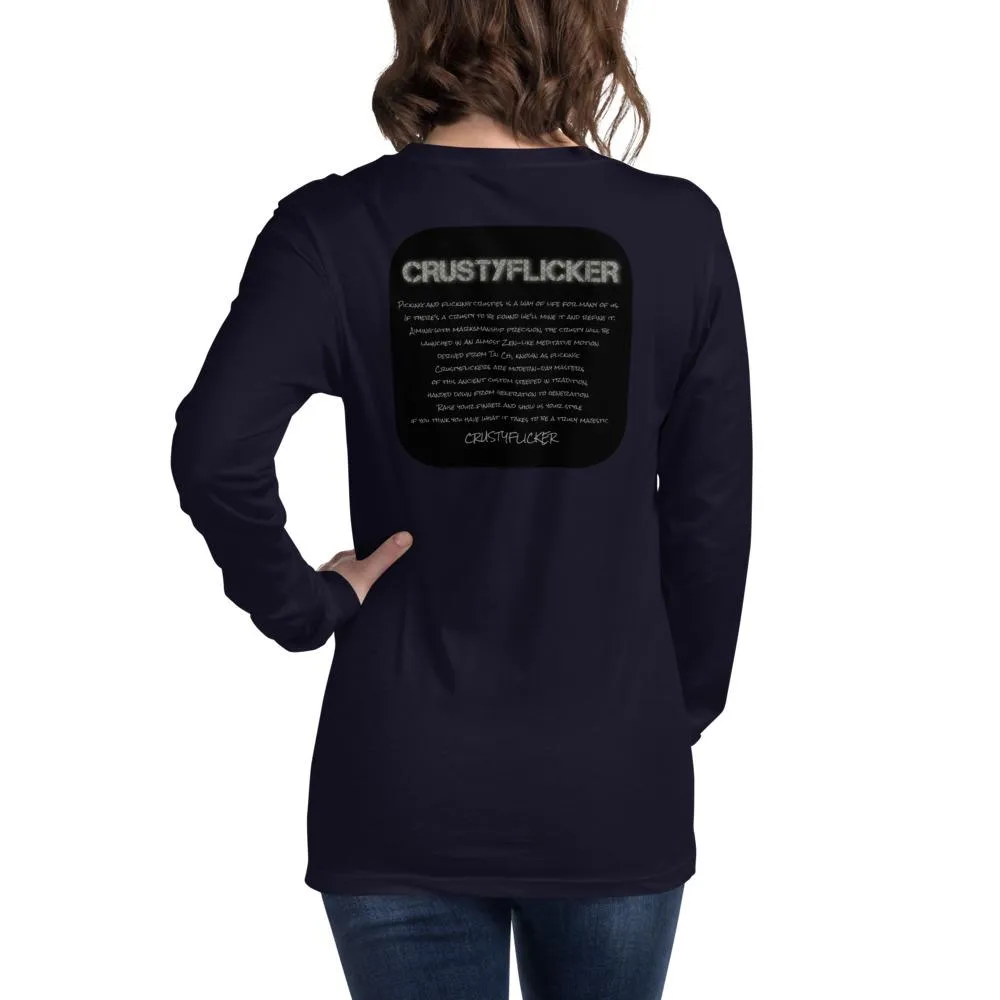 CRUSTYFLICKER-  Unisex Long Sleeve Tee
