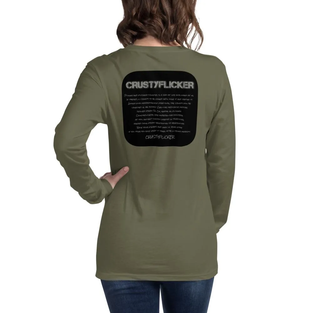 CRUSTYFLICKER-  Unisex Long Sleeve Tee