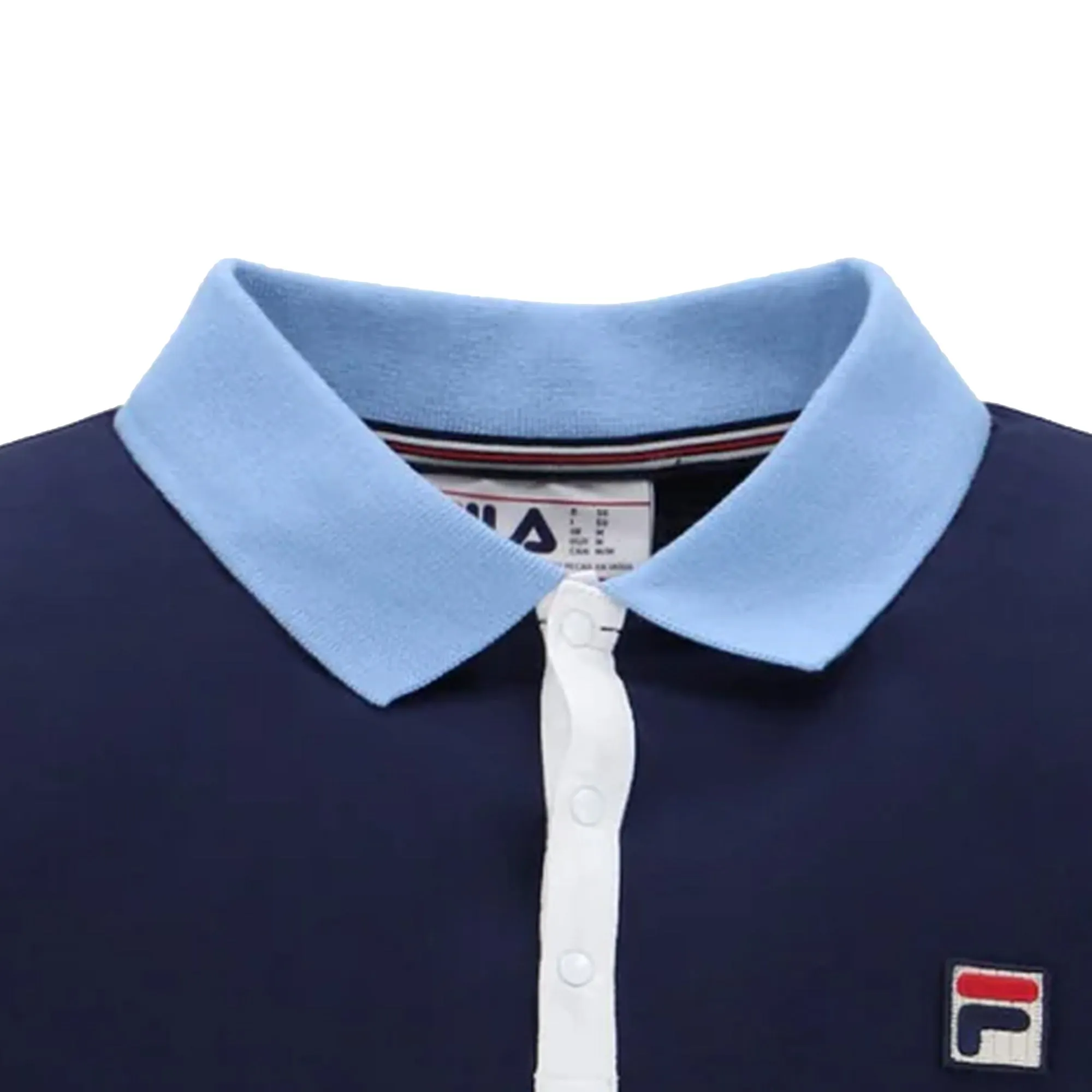 Fila Panatta 2 Polo Shirt Fila Navy/Vista Blue/White