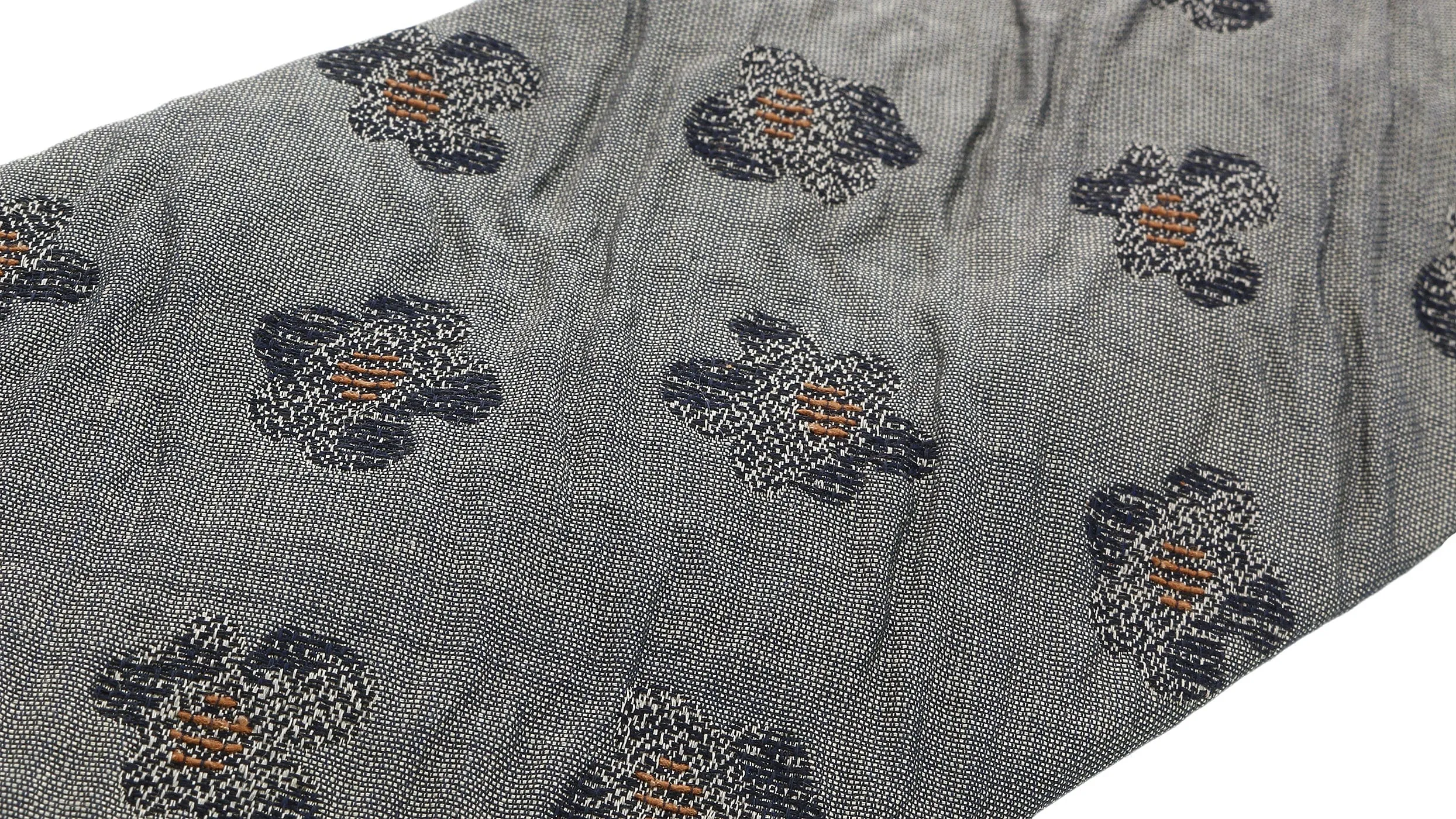 Gianfranco Ferre J094 U18 Grey Ripple Texture Silk Mens Tie