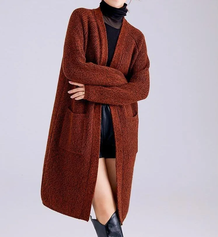 Gilet Long Laine et Cachemire - Lyna