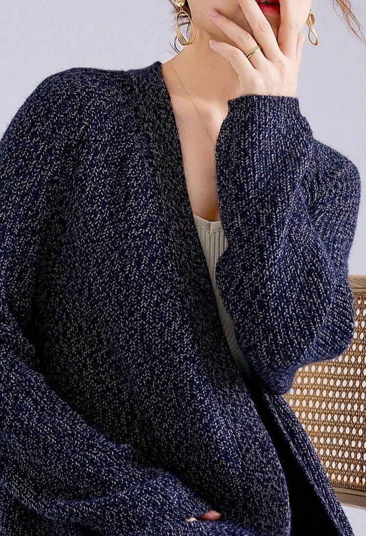 Gilet Long Laine et Cachemire - Lyna