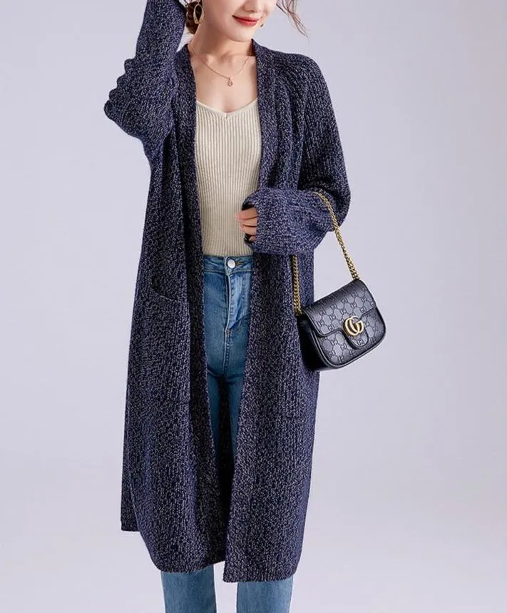 Gilet Long Laine et Cachemire - Lyna