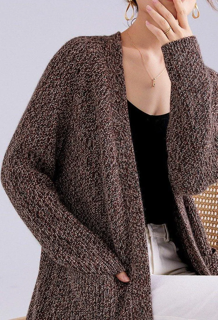 Gilet Long Laine et Cachemire - Lyna