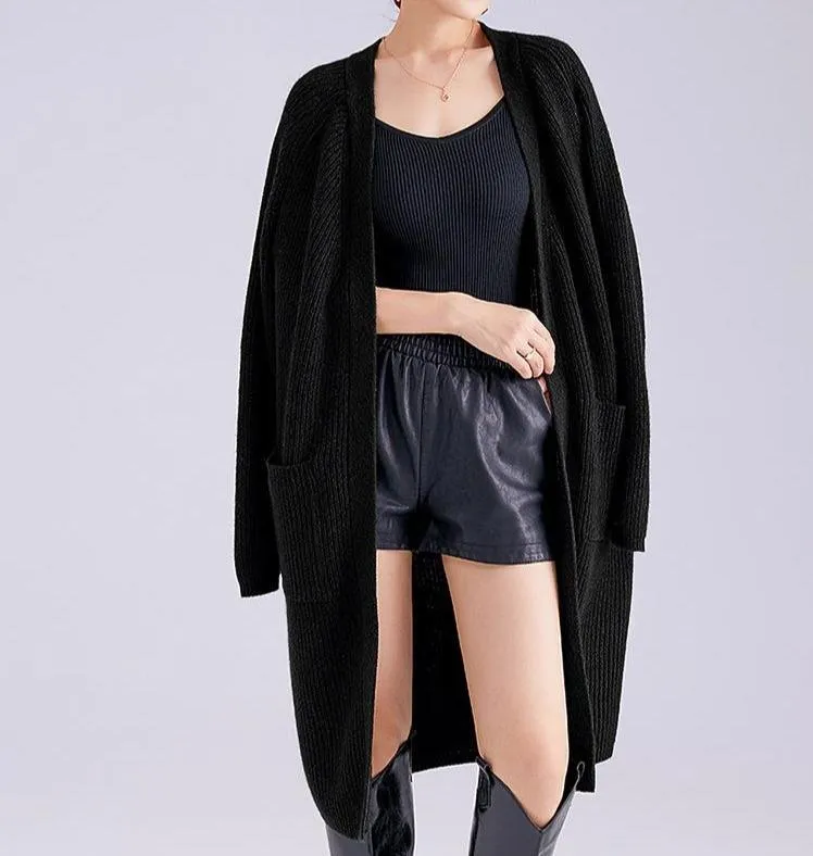 Gilet Long Laine et Cachemire - Lyna