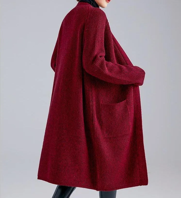 Gilet Long Laine et Cachemire - Lyna