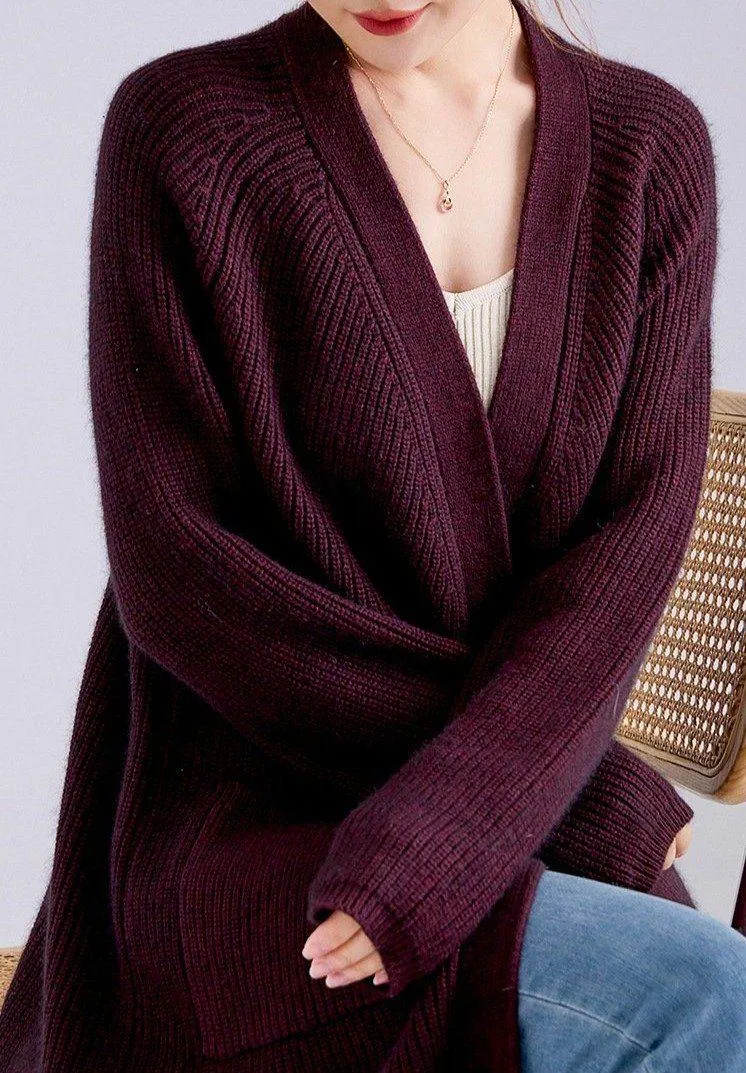 Gilet Long Laine et Cachemire - Lyna