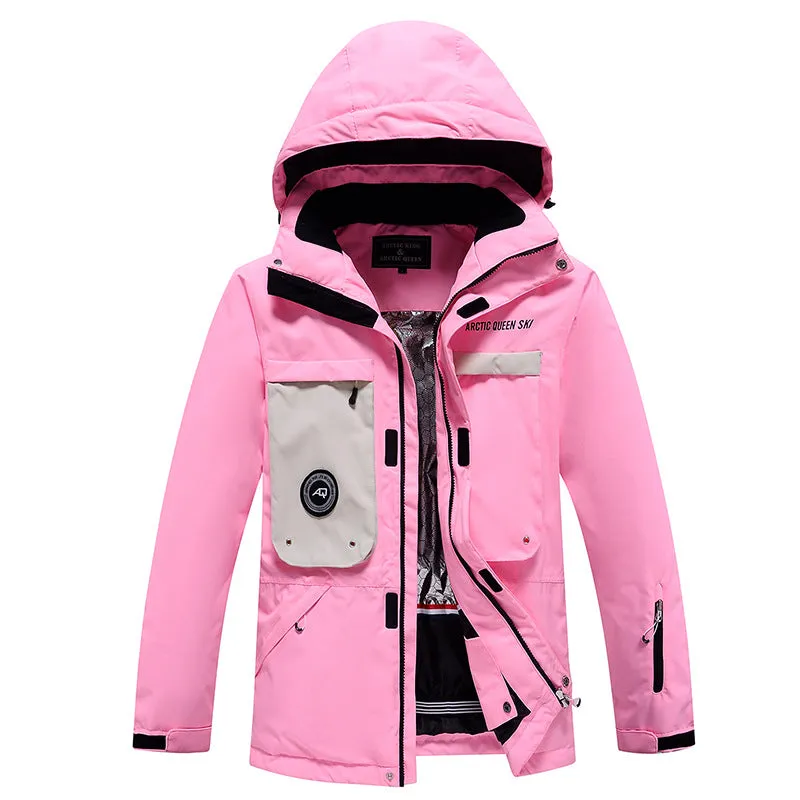 Girls Warm Ski Jacket Slim Fit Snowboard Coat for Adventure