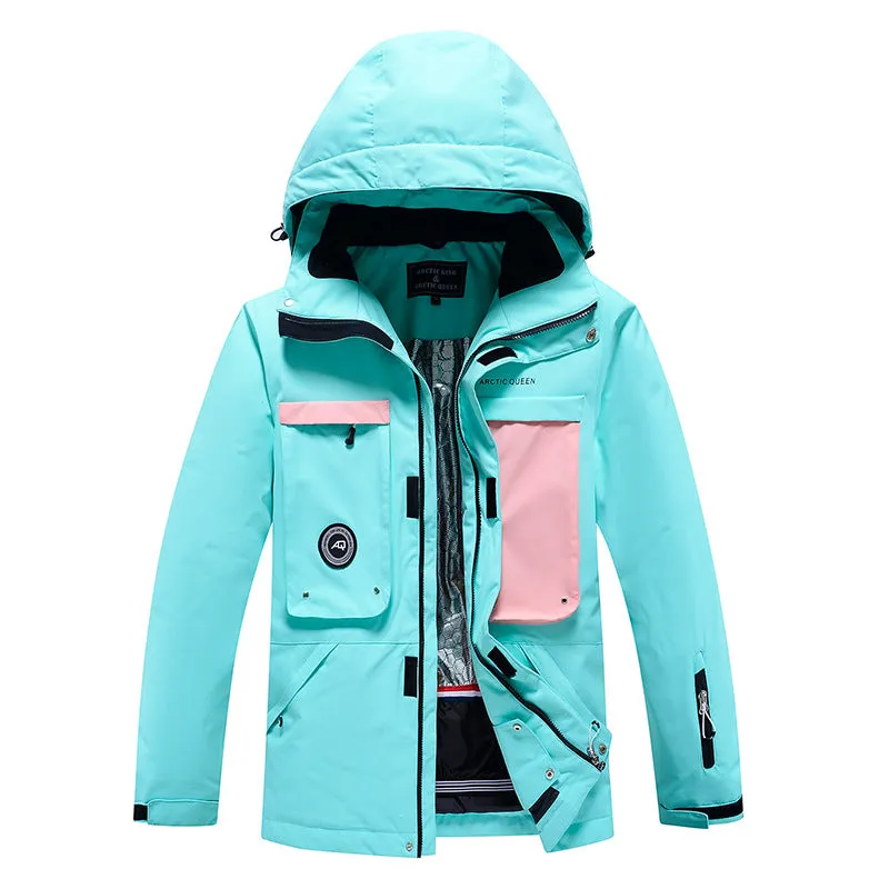 Girls Warm Ski Jacket Slim Fit Snowboard Coat for Adventure