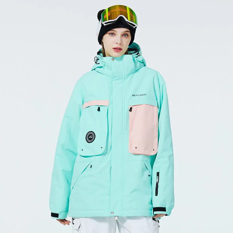 Girls Warm Ski Jacket Slim Fit Snowboard Coat for Adventure