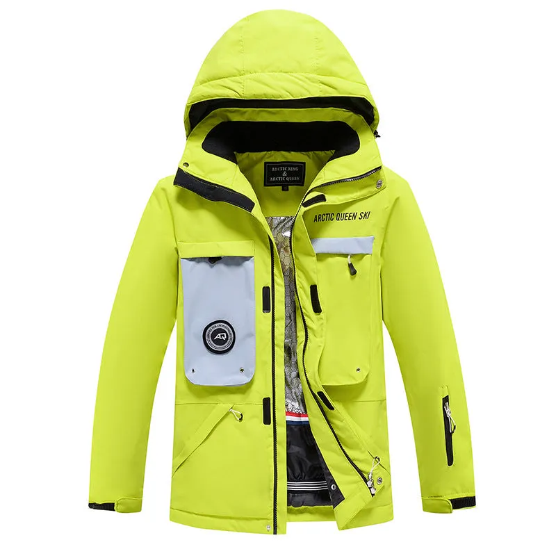 Girls Warm Ski Jacket Slim Fit Snowboard Coat for Adventure