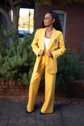 Gold SGRHO Pant Suit Set
