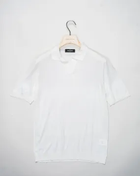 Gran Sasso Capri Collar Silk Knit / Off White