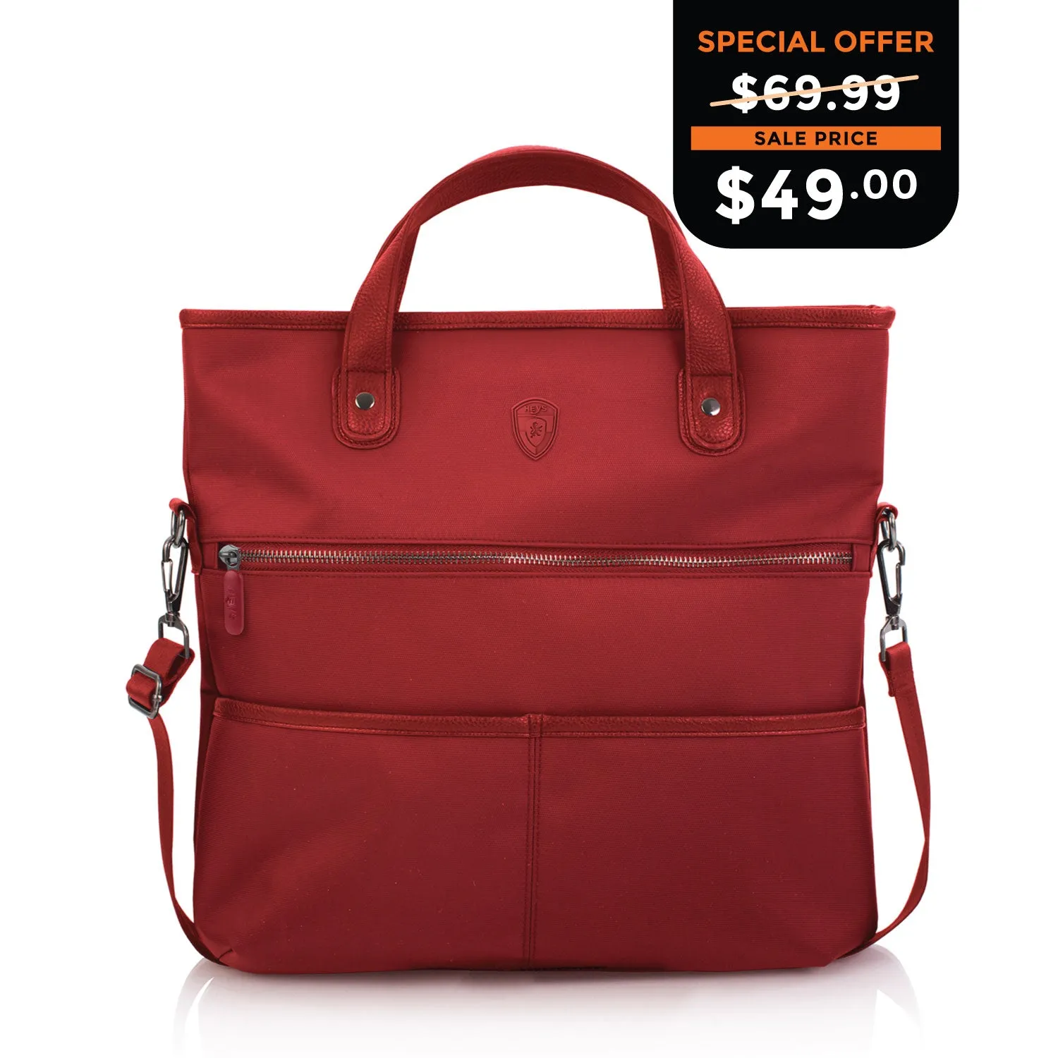HEYS HiLite Foldover Tote/Crossbody
