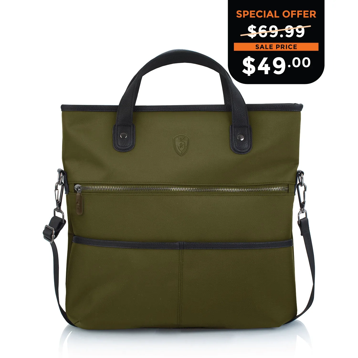 HEYS HiLite Foldover Tote/Crossbody