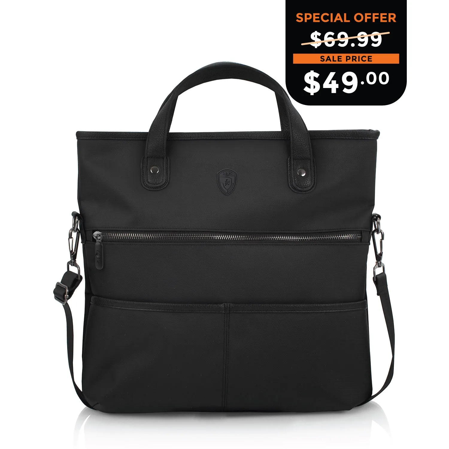 HEYS HiLite Foldover Tote/Crossbody