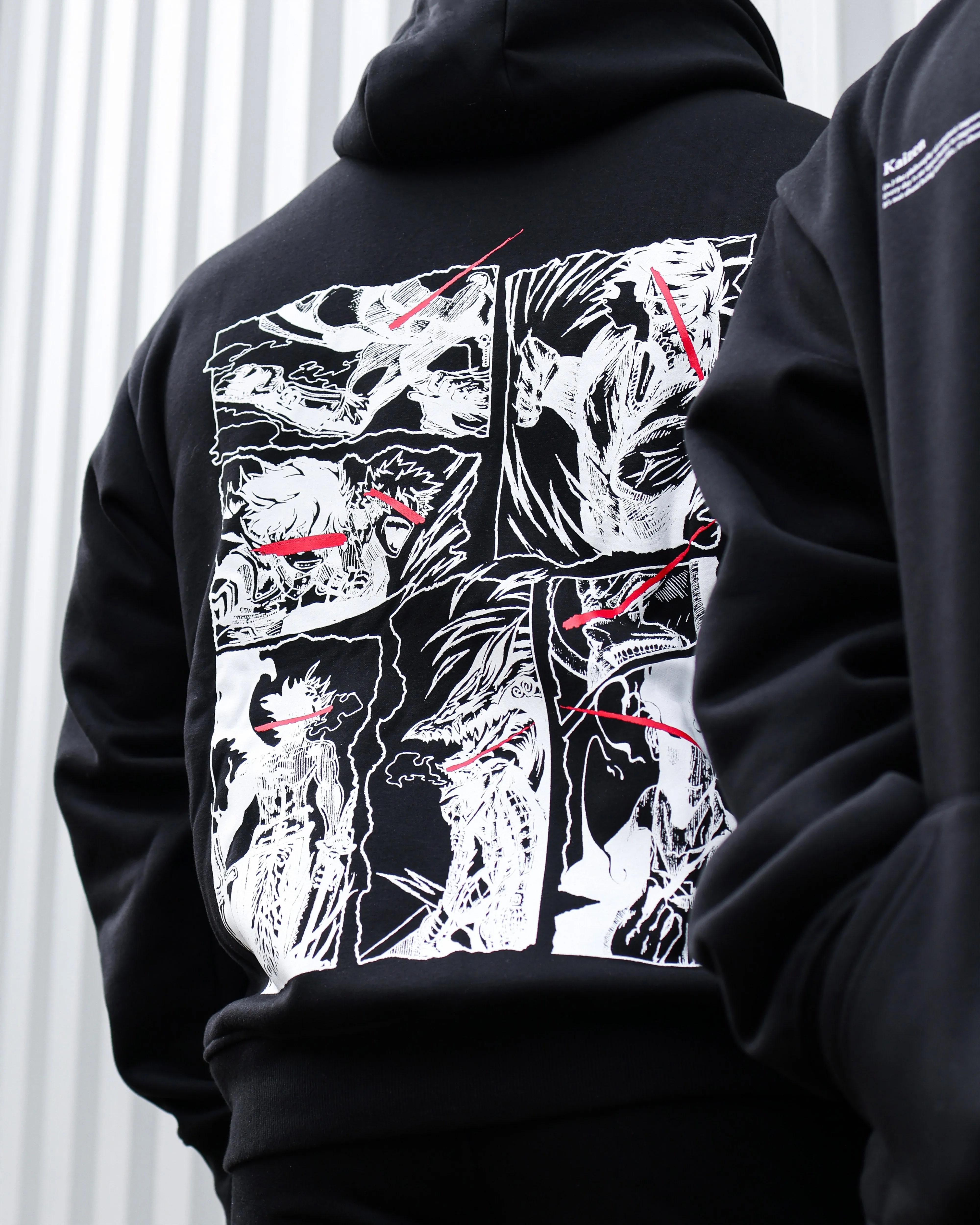 Kaizen Black Anime Hoodie