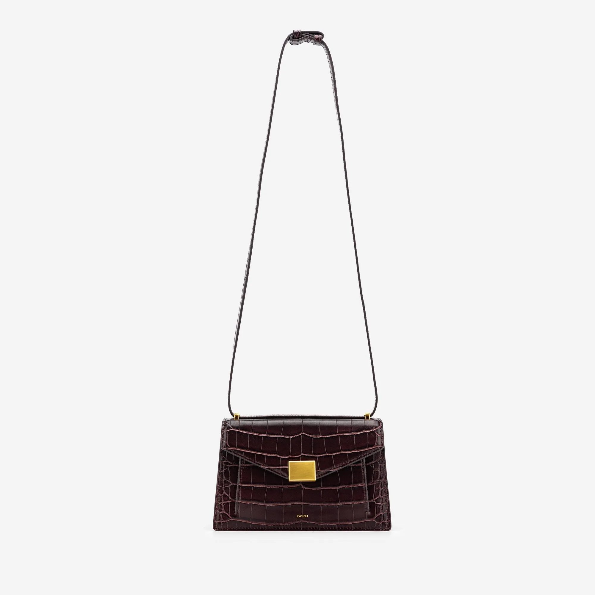 Lilian Bag - Brown Croc
