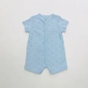 Little Me Sails Romper Sailboats