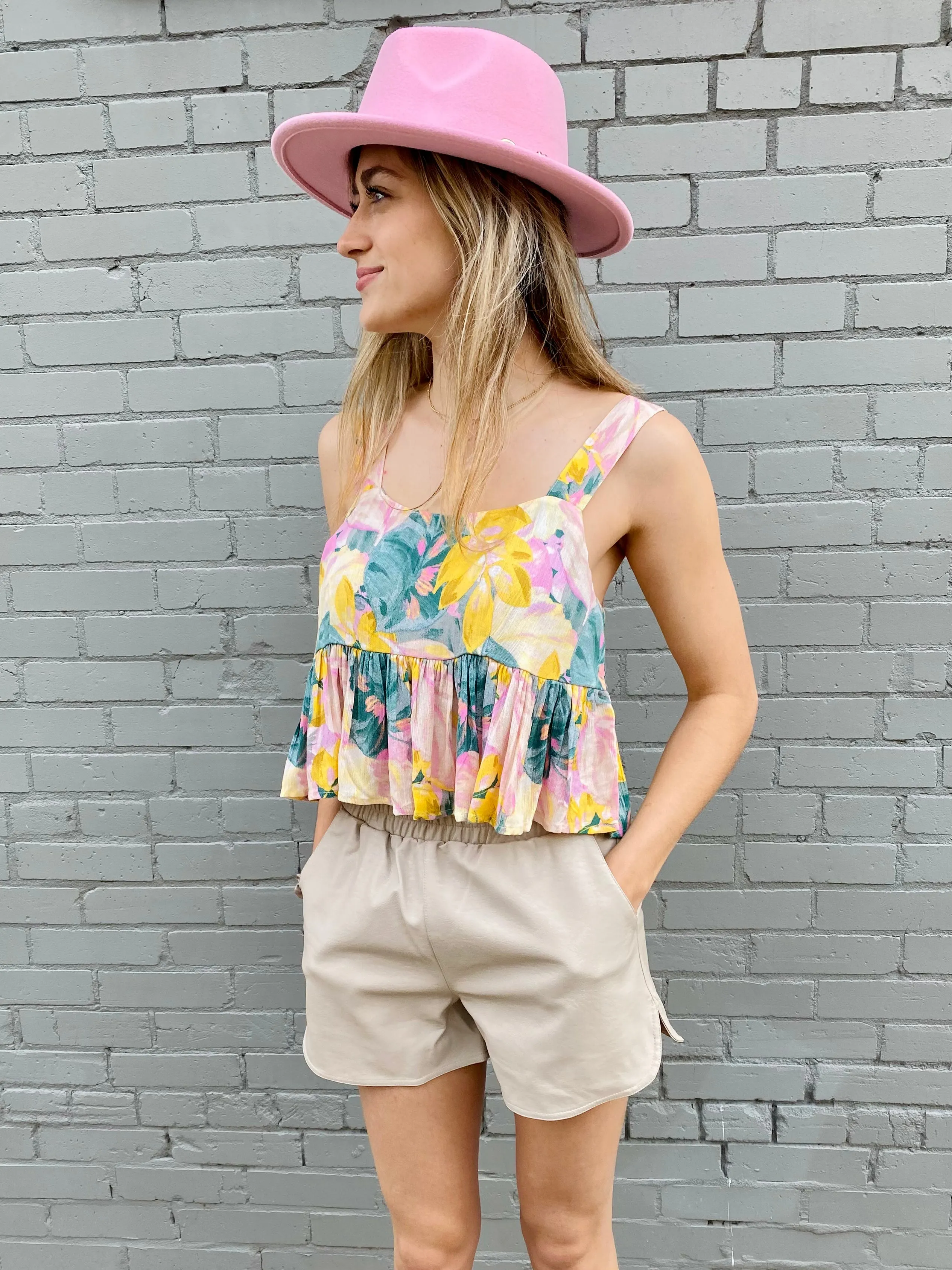 Lucy Leather Shorts COLLETTA