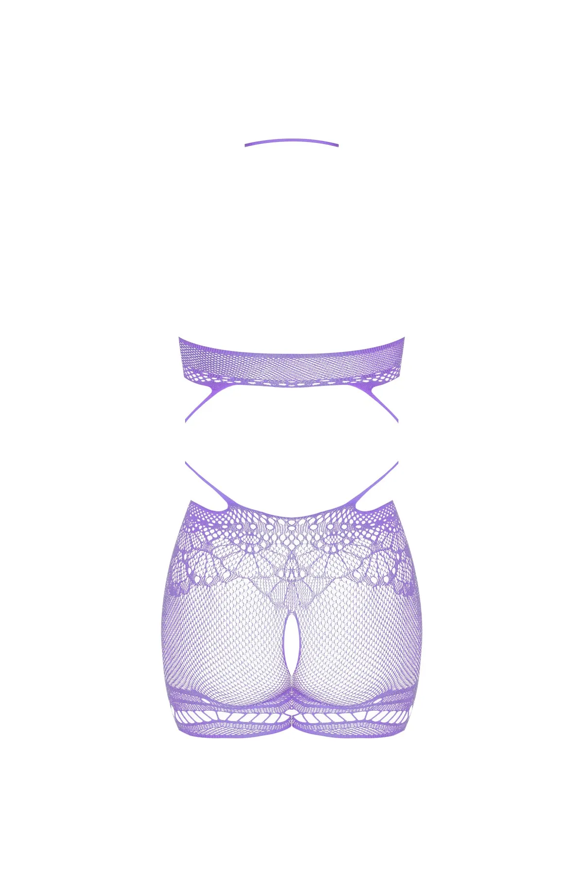 Magic Silk Seamless Crotchless Romper Lavender One Size