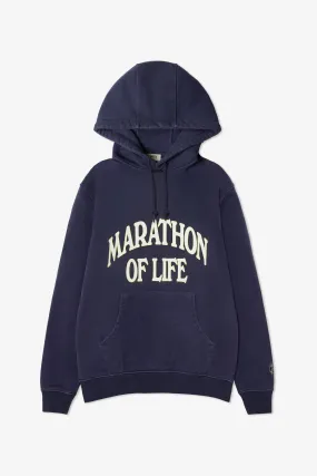 MARATHON REGULAR NAVY HOODIE